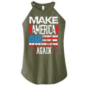 Make America Drunk Again Meaningful Gift Women’s Perfect Tri Rocker Tank