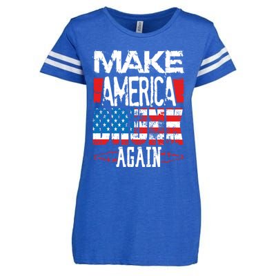 Make America Drunk Again Meaningful Gift Enza Ladies Jersey Football T-Shirt