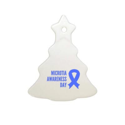 Microtia Awareness Day Ceramic Tree Ornament