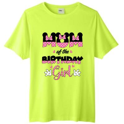 Mom And Dad Birthday Girl Mouse Family Matching Tall Fusion ChromaSoft Performance T-Shirt