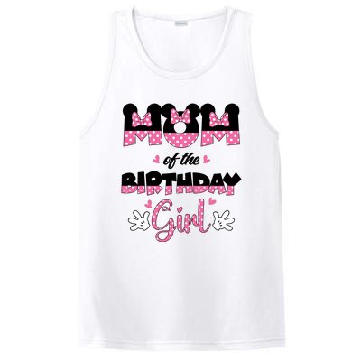 Mom And Dad Birthday Girl Mouse Family Matching PosiCharge Competitor Tank