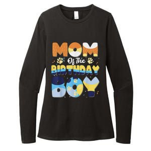 Mom And Dad Birthday Boy Dog Family Matching Womens CVC Long Sleeve Shirt