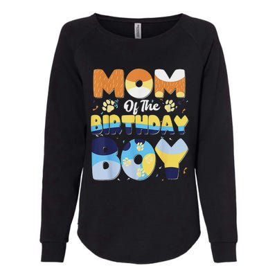 Mom And Dad Birthday Boy Dog Family Matching Womens California Wash Sweatshirt