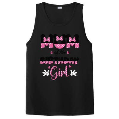 Mom And Dad Birthday Girl Mouse Family Matching PosiCharge Competitor Tank