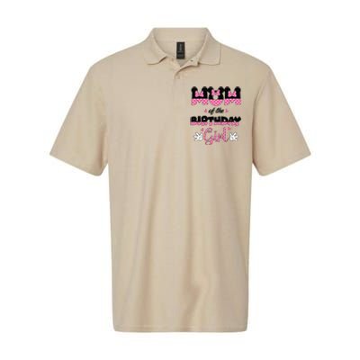 Mom And Dad Birthday Girl Mouse Family Matching Softstyle Adult Sport Polo