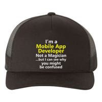 Mobile App Developer Ux Ui Design Web Job Title Career Yupoong Adult 5-Panel Trucker Hat