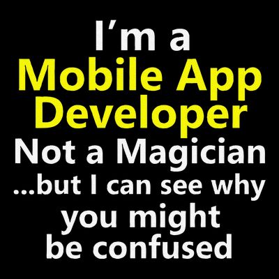 Mobile App Developer Ux Ui Design Web Job Title Career T-Shirt