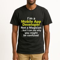 Mobile App Developer Ux Ui Design Web Job Title Career Tall T-Shirt