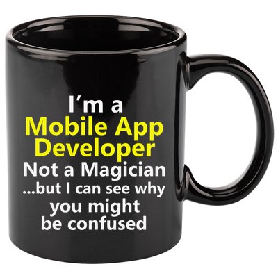 Mobile App Developer Ux Ui Design Web Job Title Career 11oz C Handle Ceramic Mug