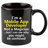 Mobile App Developer Ux Ui Design Web Job Title Career 11oz C Handle Ceramic Mug