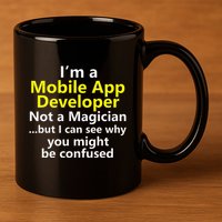 Mobile App Developer Ux Ui Design Web Job Title Career 11oz C Handle Ceramic Mug