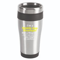Mobile App Developer Ux Ui Design Web Job Title Career 16oz Travel Tumbler