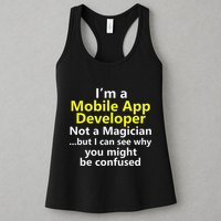 Mobile App Developer Ux Ui Design Web Job Title Career Womens Tank Top