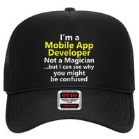 Mobile App Developer Ux Ui Design Web Job Title Career Trucker Hat