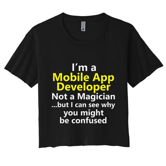 Mobile App Developer Ux Ui Design Web Job Title Career Crop Top