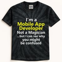 Mobile App Developer Ux Ui Design Web Job Title Career Kids Tie-Dye T-Shirt