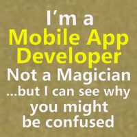 Mobile App Developer Ux Ui Design Web Job Title Career Garment-Dyed Women's Muscle Tee