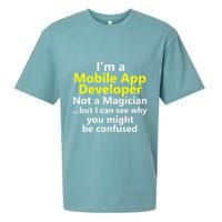 Mobile App Developer Ux Ui Design Web Job Title Career Sueded Cloud Jersey T-Shirt