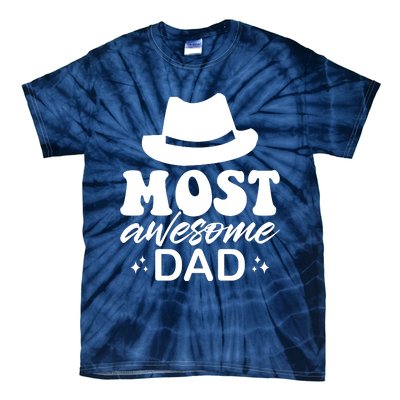 Most Awesome Dad Tie-Dye T-Shirt