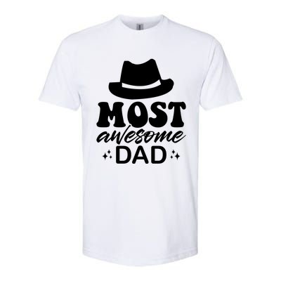 Most Awesome Dad Softstyle® CVC T-Shirt