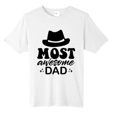 Most Awesome Dad Tall Fusion ChromaSoft Performance T-Shirt