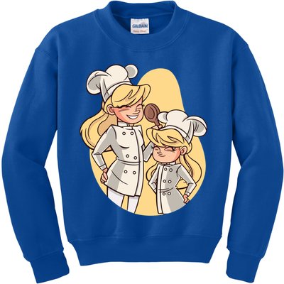 Mom And Daughter Chefs Gift Kids Sweatshirt