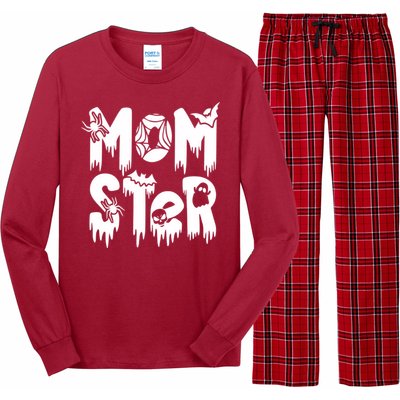 Momster And Dadcula Halloween Mom And Dad Long Sleeve Pajama Set