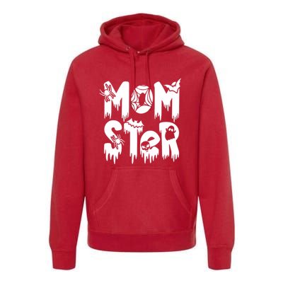 Momster And Dadcula Halloween Mom And Dad Premium Hoodie