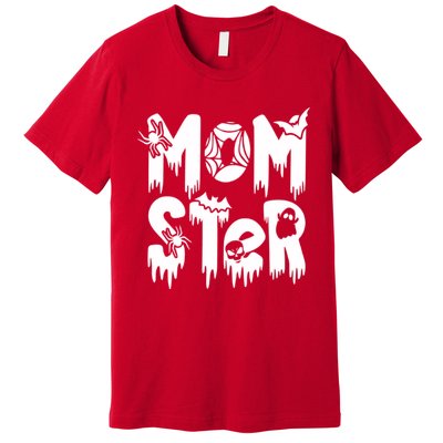 Momster And Dadcula Halloween Mom And Dad Premium T-Shirt