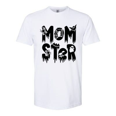 Momster And Dadcula Halloween Mom And Dad Softstyle CVC T-Shirt