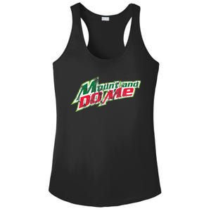 Mount And Do Me The Original Ladies PosiCharge Competitor Racerback Tank