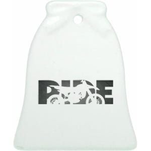 Motocross Apparel Dirt Bike Motocross Ceramic Bell Ornament