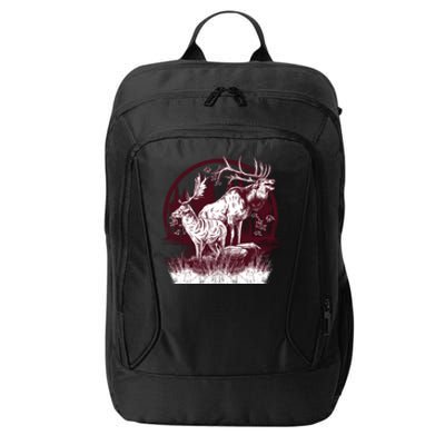 Moose And Deer City Backpack