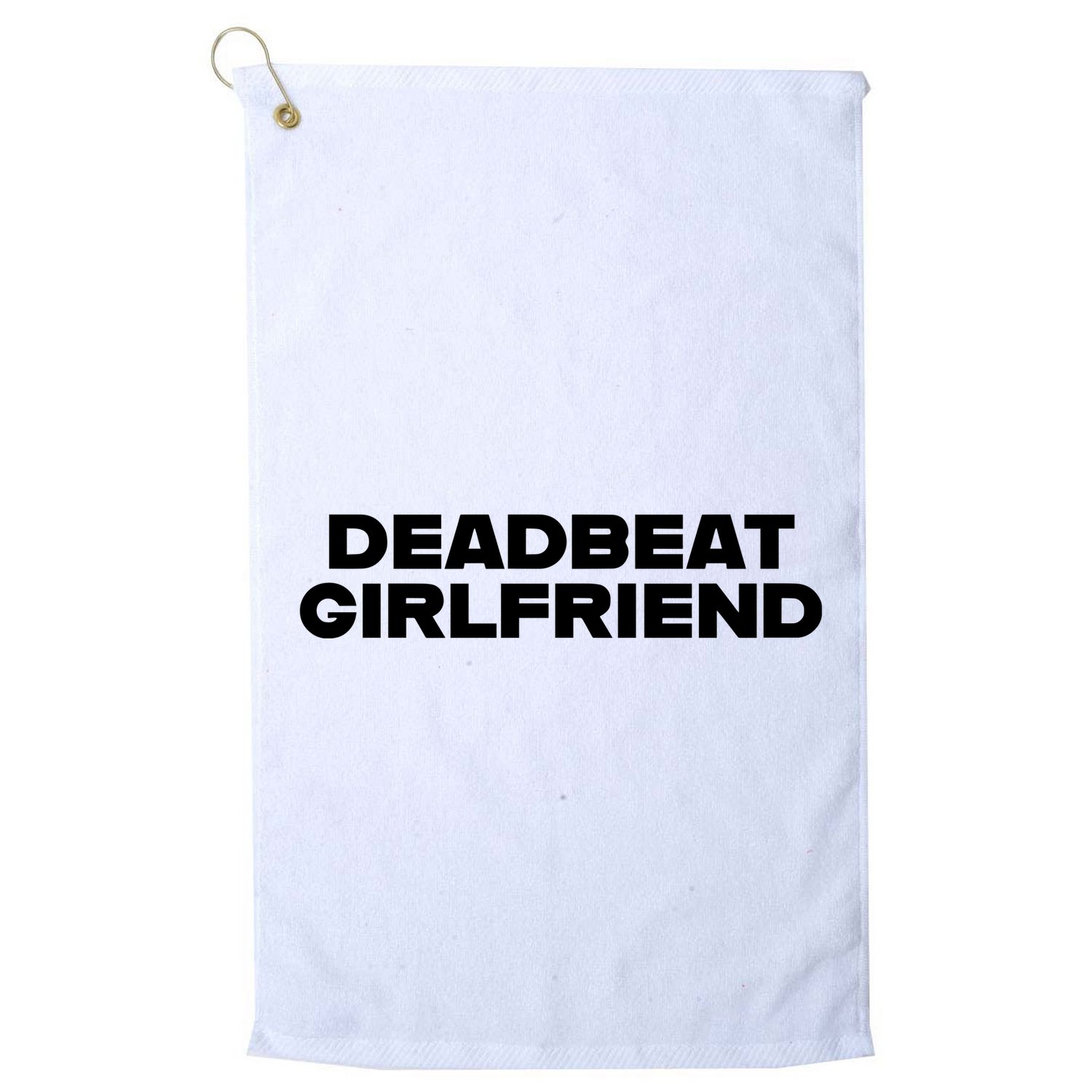 Madeline Argy Deadbeat Girlfriend Golf Towel