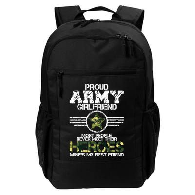 Military Appreciation Day Proud Army Girlfriend Gift T Backpack