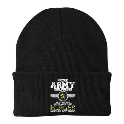 Military Appreciation Day Proud Army Girlfriend Gift T Beanie