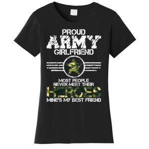 Military Appreciation Day Proud Army Girlfriend Gift T Women's T-Shirt