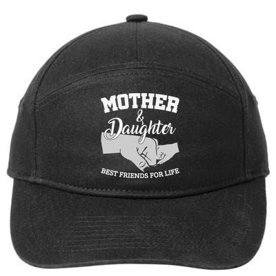 Mother and Daughter Best Friends For Life 7-Panel Snapback Hat