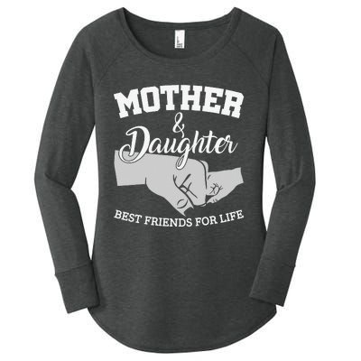 Mother and Daughter Best Friends For Life Women's Perfect Tri Tunic Long Sleeve Shirt