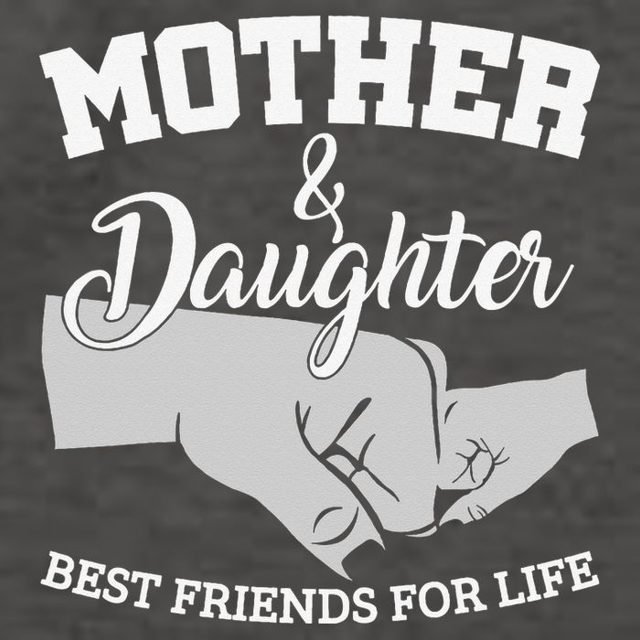 Mother and Daughter Best Friends For Life Vector Backpack