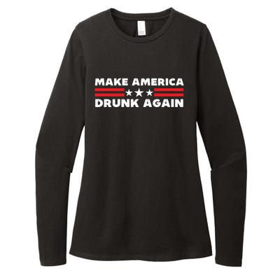 Make America Drunk Again Funny 4th Of July American Patriot Gift Womens CVC Long Sleeve Shirt