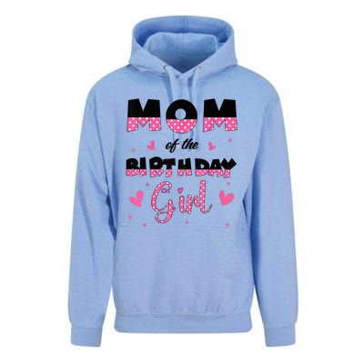 Mom And Dad Of The Birthday Girl Family Matching Party Unisex Surf Hoodie