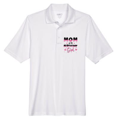 Mom And Dad Of The Birthday Girl Family Matching Party Men's Origin Performance Pique Polo