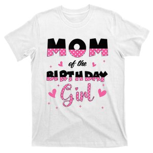 Mom And Dad Of The Birthday Girl Family Matching Party T-Shirt