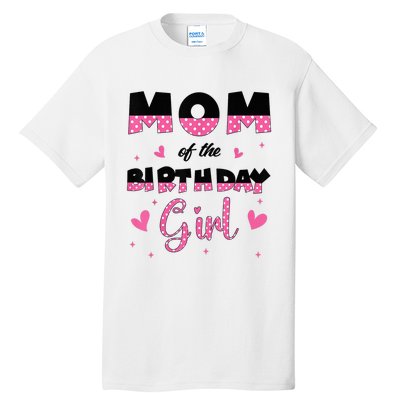 Mom And Dad Of The Birthday Girl Family Matching Party Tall T-Shirt