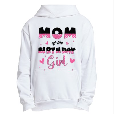 Mom And Dad Of The Birthday Girl Family Matching Party Urban Pullover Hoodie