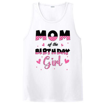 Mom And Dad Of The Birthday Girl Family Matching Party PosiCharge Competitor Tank