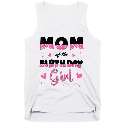 Mom And Dad Of The Birthday Girl Family Matching Party Tank Top