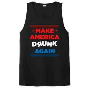 Make America Drunk Again Er Alcohol Alcoholic Gift Funny Gift PosiCharge Competitor Tank