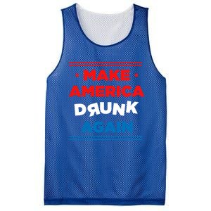 Make America Drunk Again Er Alcohol Alcoholic Gift Funny Gift Mesh Reversible Basketball Jersey Tank